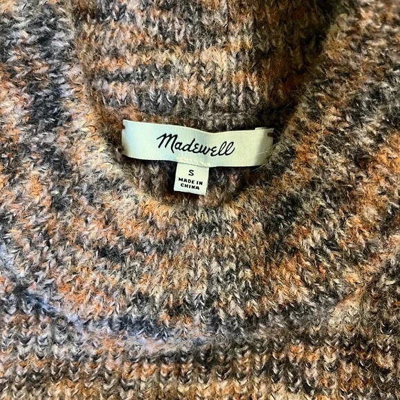 Madewell Space-Dyed Eaton Puff-Sleeve Pullover Sweater - Picture 8 of 9